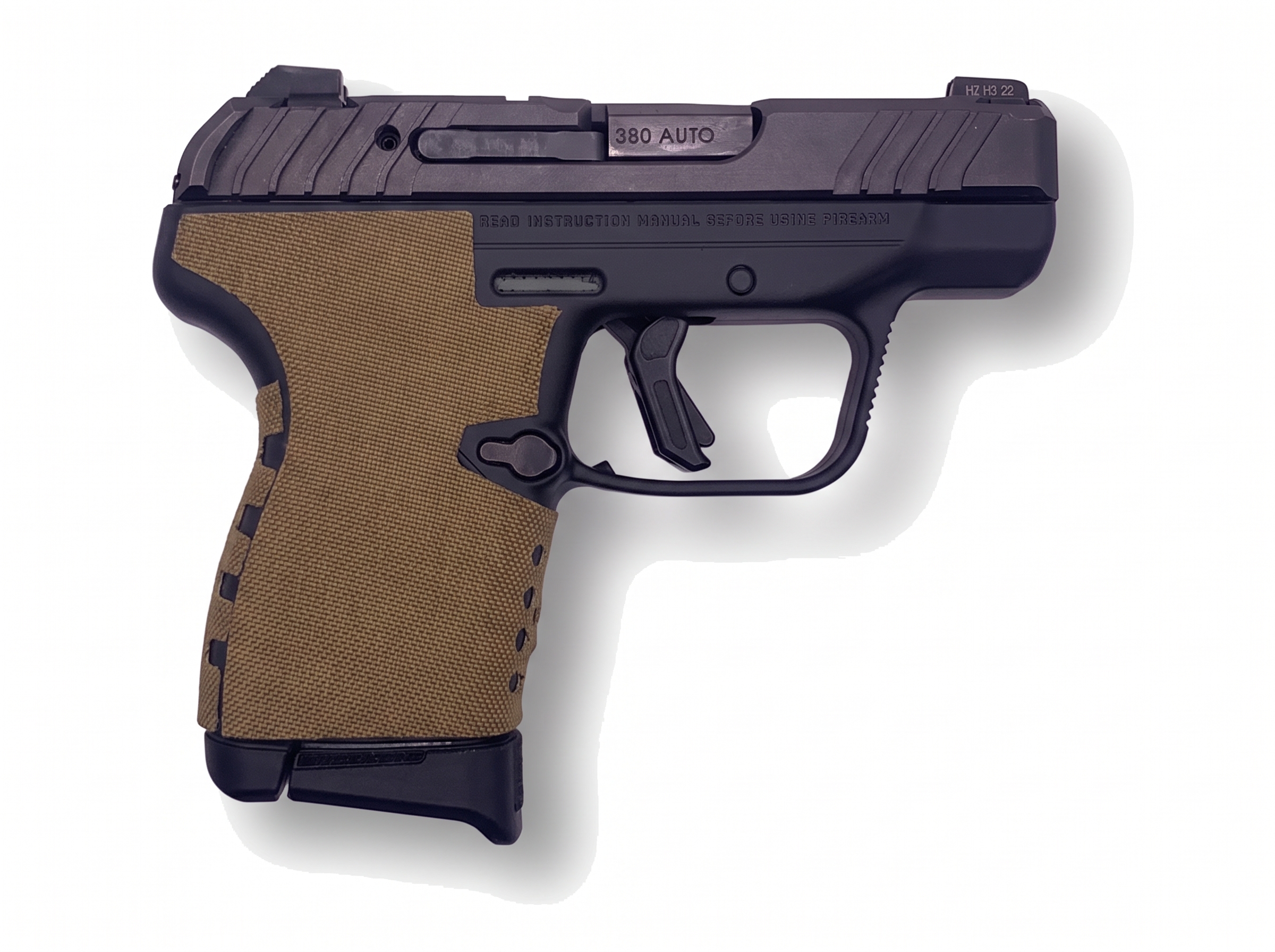 Ruger LCP MAX grip, Cordura 1000D in Coyote - Combat Textiles