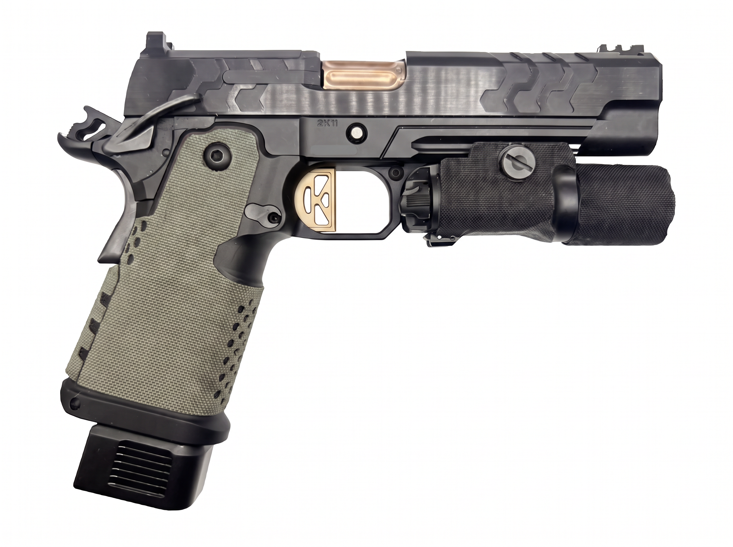 Kimber 2K11 Cordura 1000D grip wrap in OD Green — Combat Textiles
