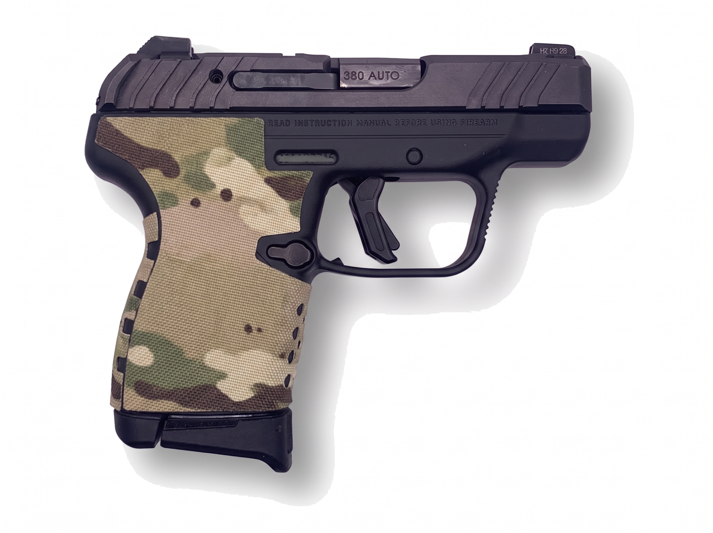 Ruger LCP MAX grip, Cordura 1000D in MultiCam - Combat Textiles