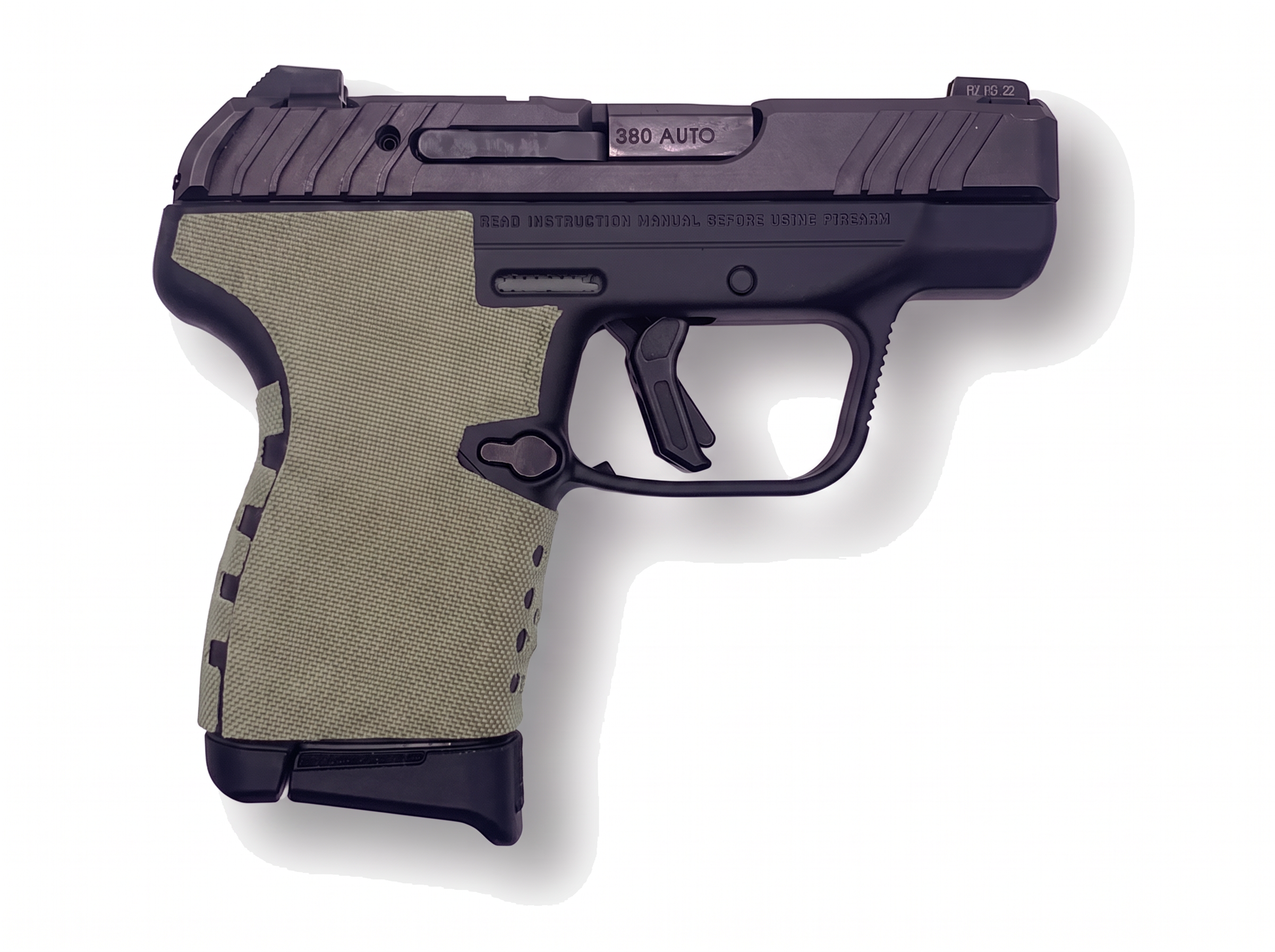 Ruger LCP MAX grip, Cordura 1000D in OD Green - Combat Textiles