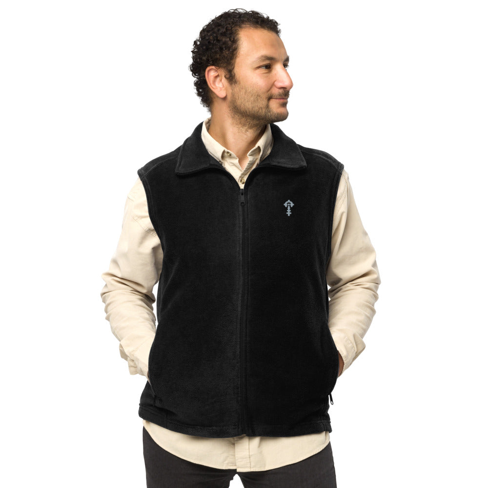 CTX Field Vest — Black, worn, front