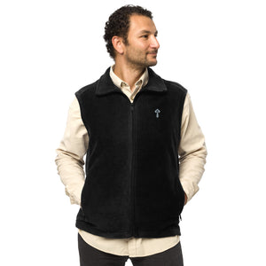 CTX Field Vest — Black, worn, front