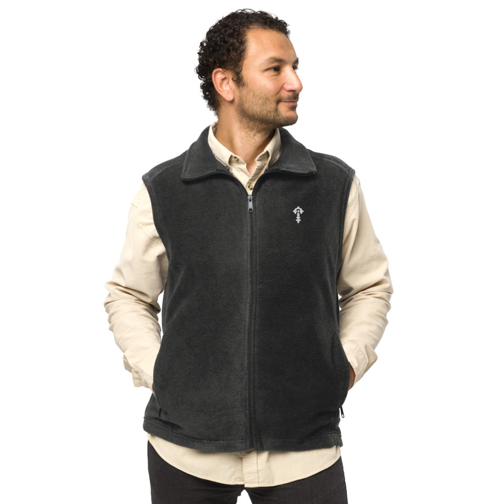 CTX Field Vest — Charcoal, worn, front