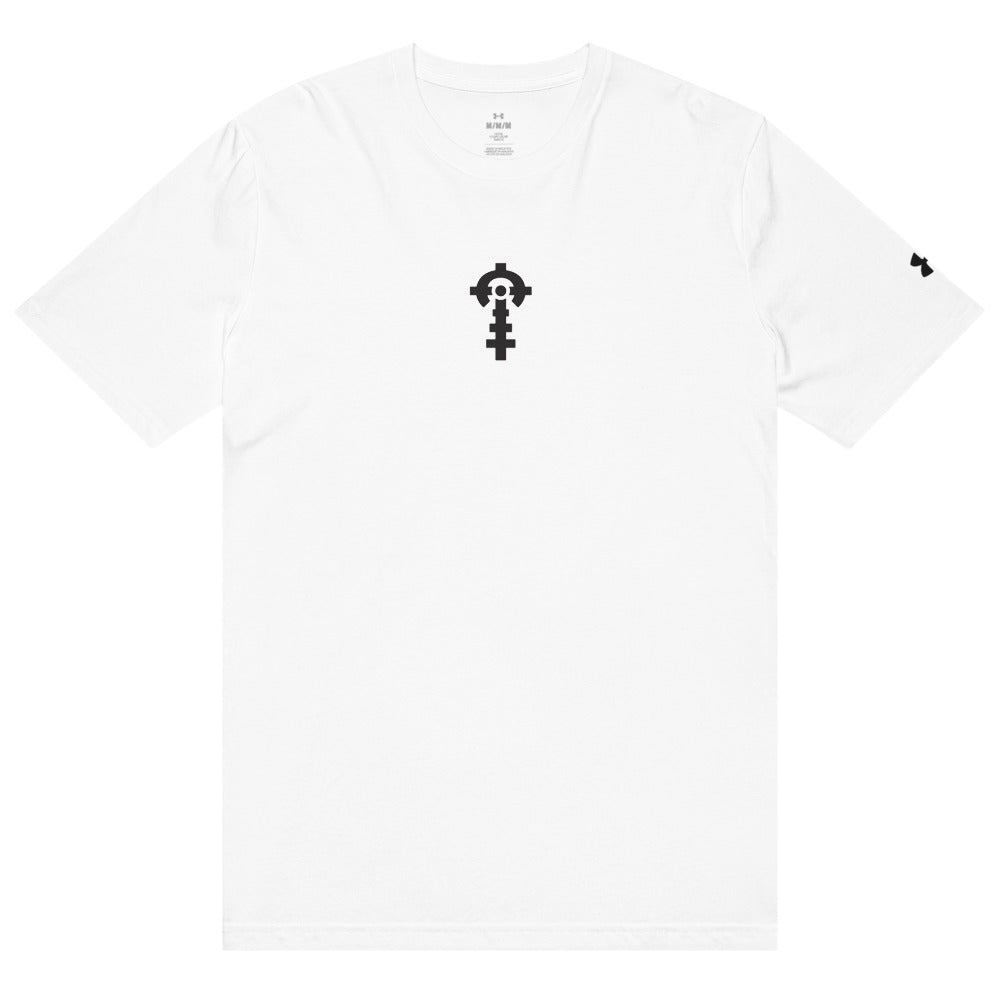 Combat Textiles Alpha T-Shirt — White, front — Combat Textiles
