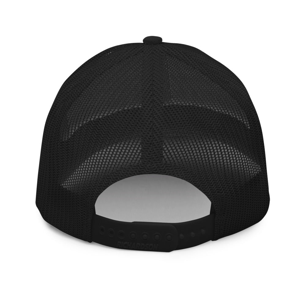 Combat Textiles Snapback — Black, back — Combat Textiles