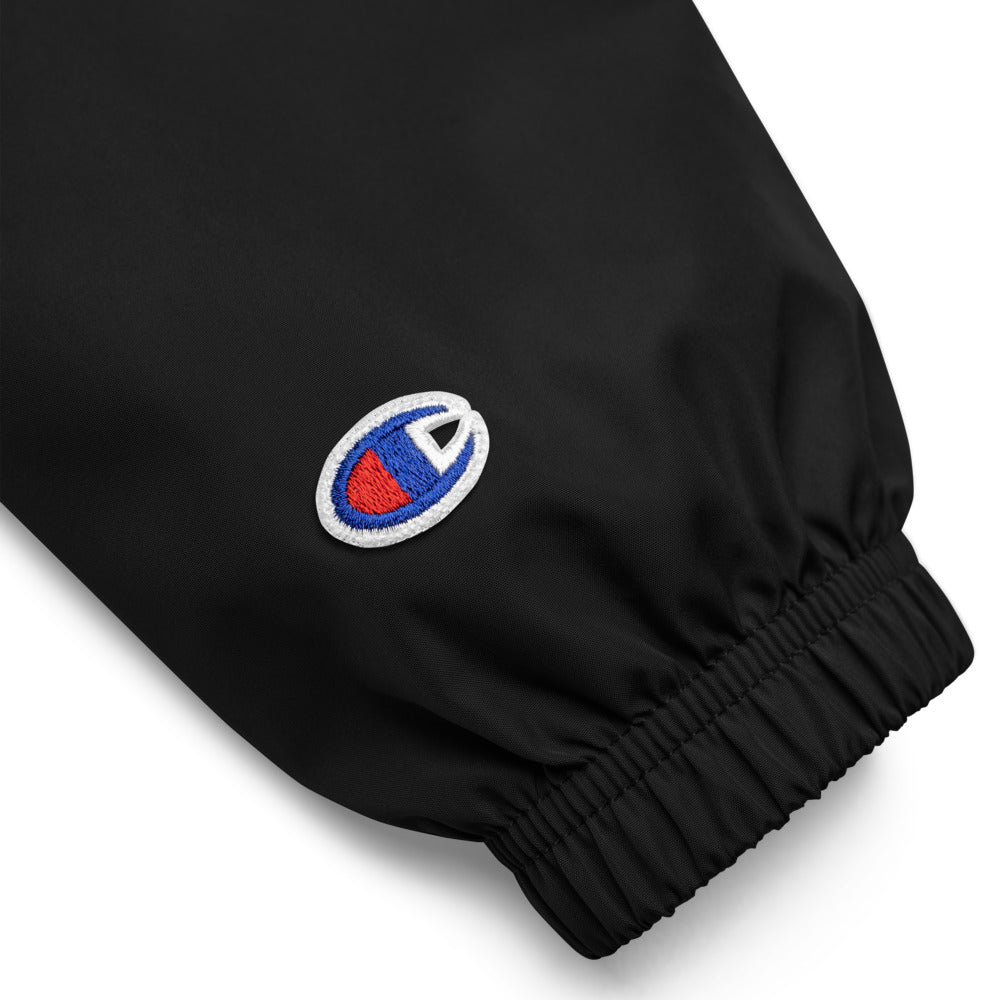 Packable Shell — Black, print detail