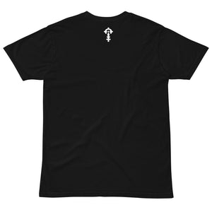 American Hardcore Tee — Black, back — Combat Textiles
