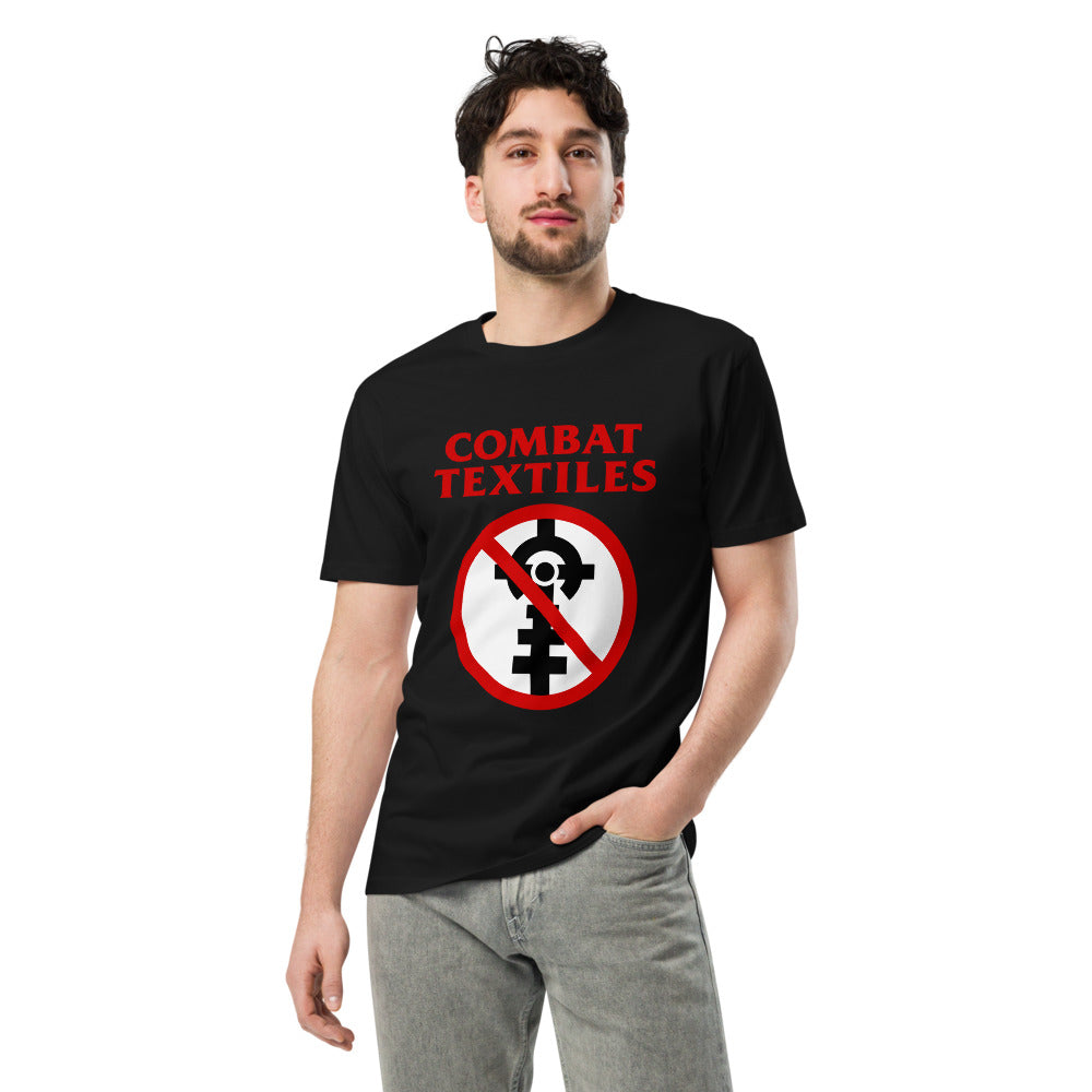 Combat Textiles Do what you want! — Black, worn, front — Combat Textiles