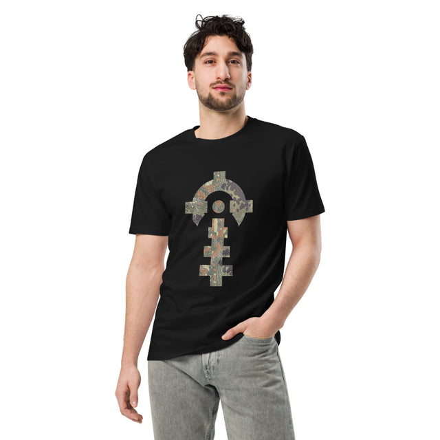 Ensign Tee — Flecktarn, worn, front — Combat Textiles