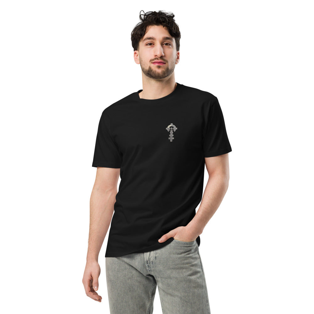Night Shift Tee — NV Edition — Black, worn, front — Combat Textiles