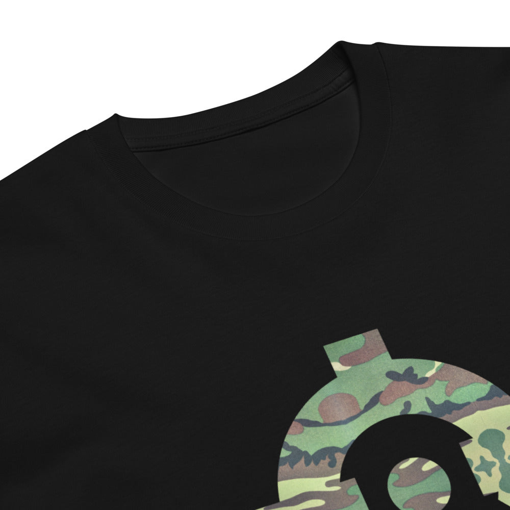 Ensign Tee — M81 Woodland, print detail — Combat Textiles