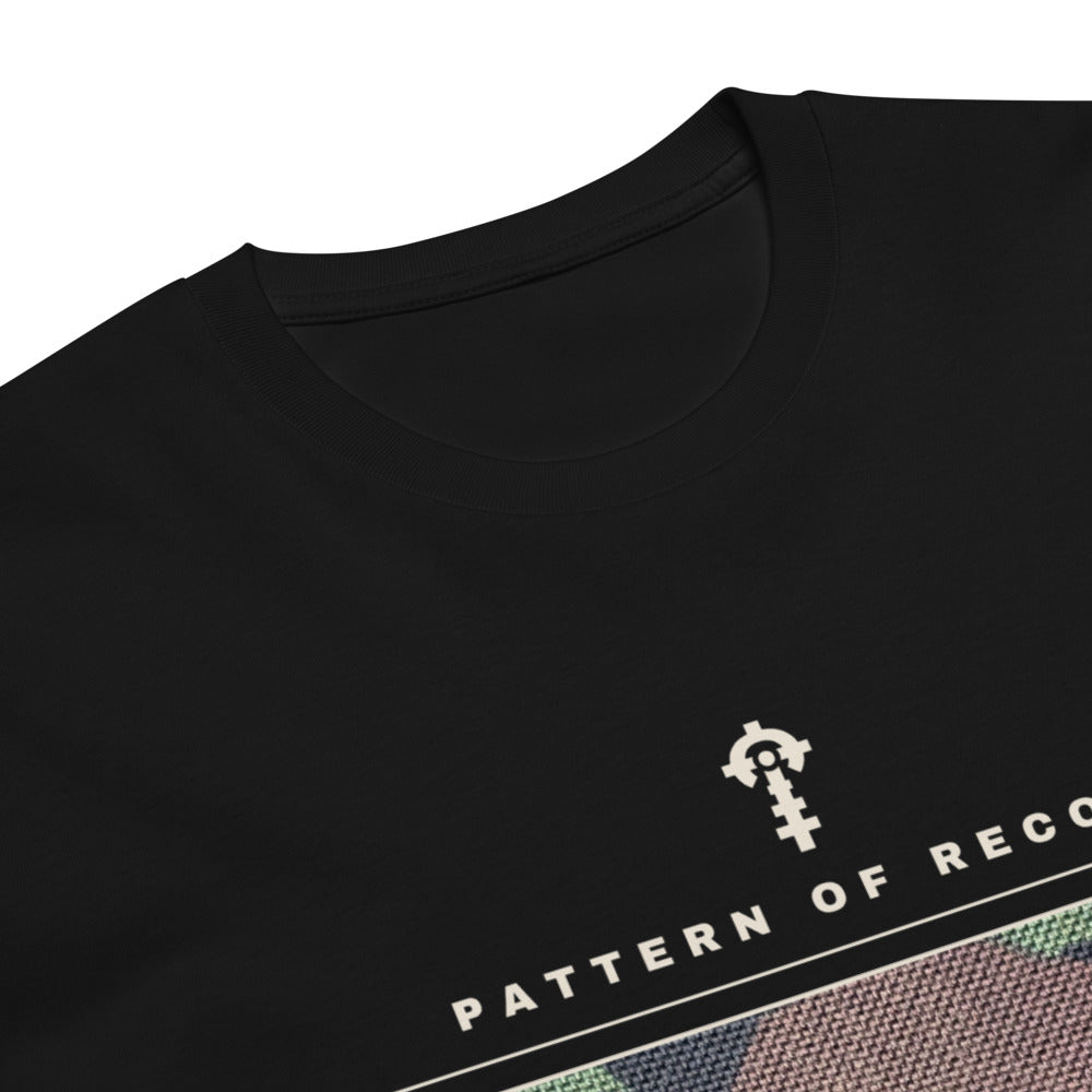 Pattern of Record Tee — No. 002 M81 Woodland, print detail — Combat Textiles