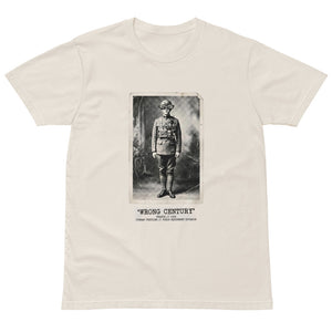 Wrong Century Tee — France 1918 — Sand, front — Combat Textiles