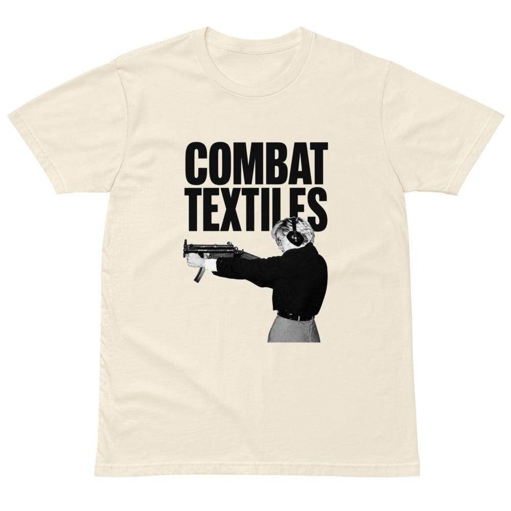 Combat Textiles Lady Die! — Faded Cream, front — Combat Textiles