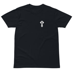 Night Shift Tee — Navy, front — Combat Textiles
