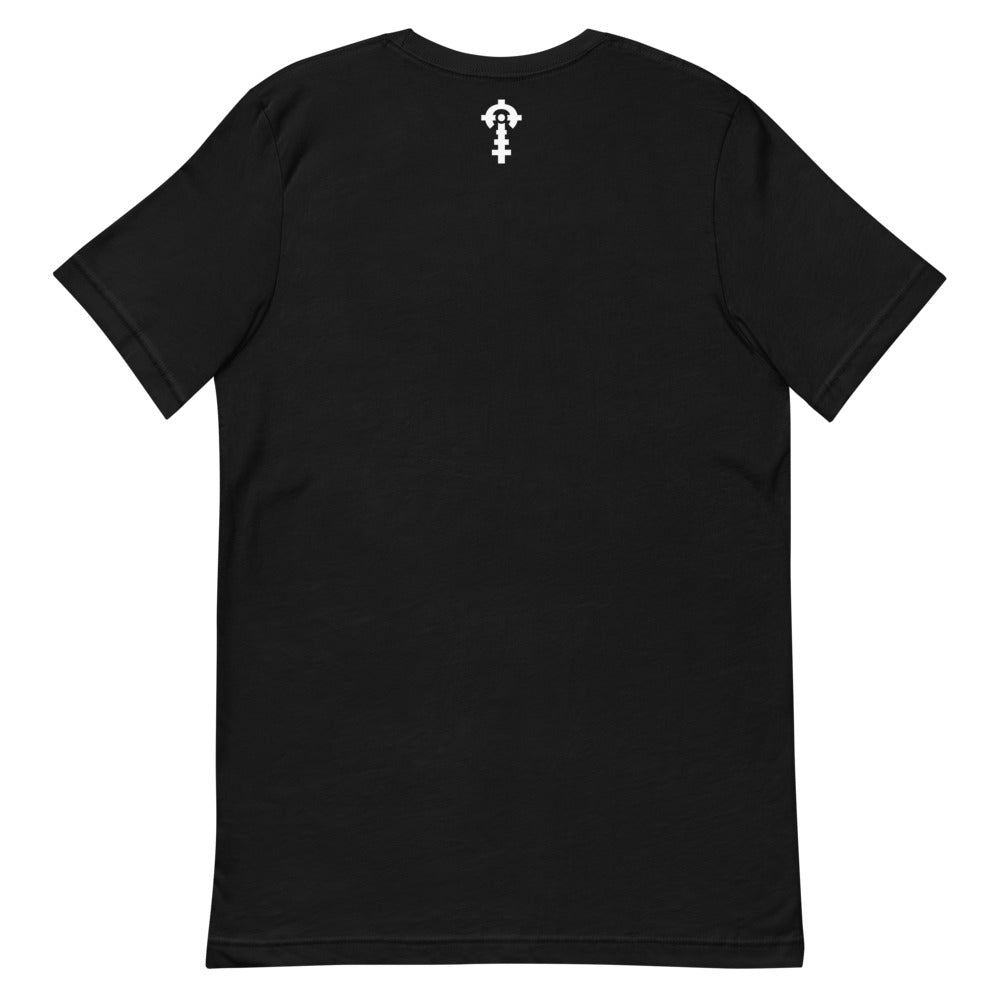 Insignia Blueprint Tee — Black, back — Combat Textiles