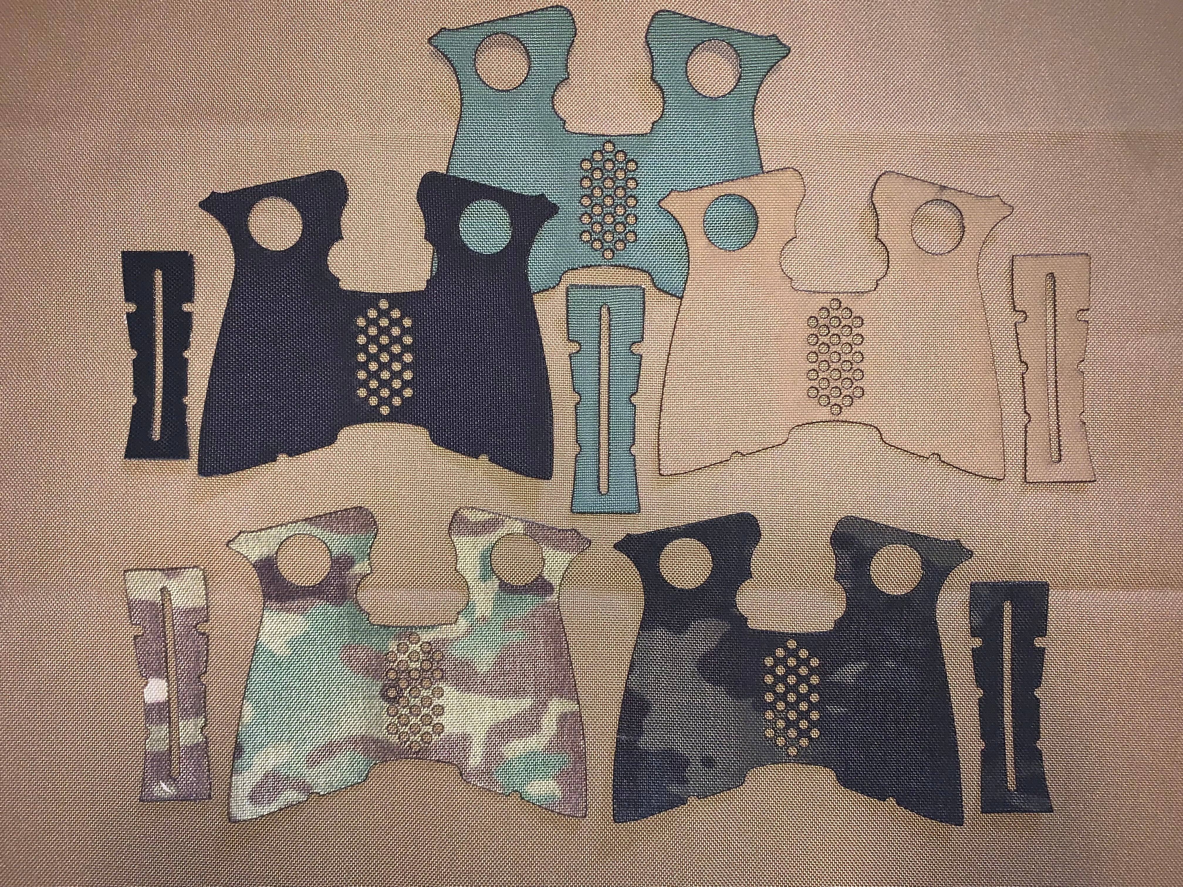 Cordura 1000D grip wrap on the SIG P320 X-Carry — Combat Textiles
