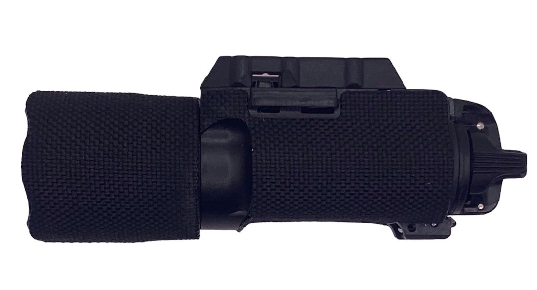 SureFire X300U-A Cordura 1000D weapon light wrap in Black — Combat Textiles