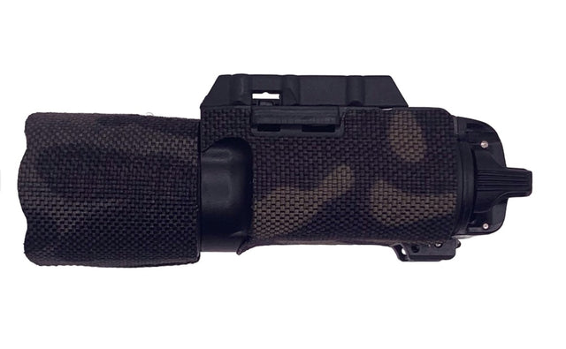 SureFire X300U-A Cordura 1000D weapon light wrap in MultiCam Black — Combat Textiles