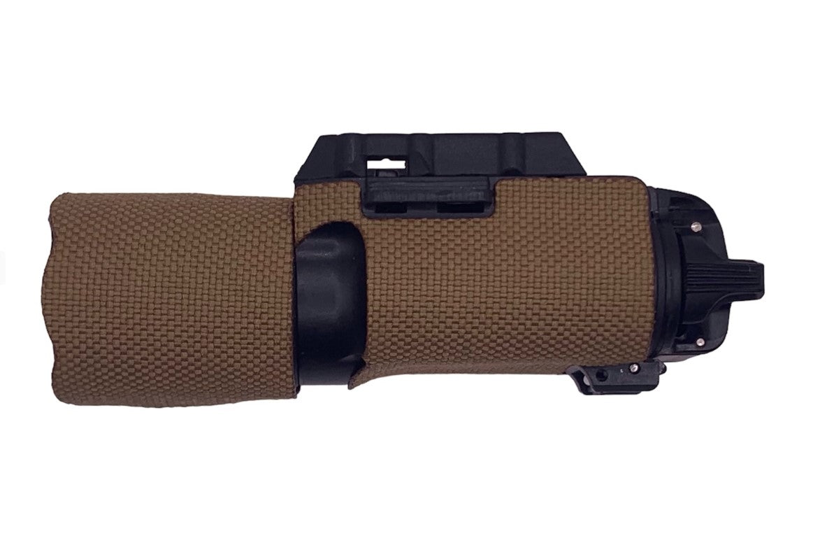 SureFire X300U-A Cordura 1000D weapon light wrap in Coyote — Combat Textiles
