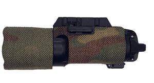 SureFire X300U-A Cordura 1000D weapon light wrap in MultiCam — Combat Textiles
